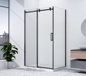 Gelco Gelco, paravan de duș dreptunghiular DRAGON BLACK 1100x800mm varianta L/P, GD4611B-01