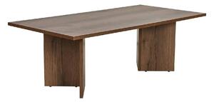Masuta cafea SABIN, nuc inchis, PAL melaminat, 119x60x40 cm
