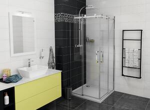 Gelco Gelco, paravan de duș pătrat DRAGON 900x900mm varianta L/P, intrare colț, GD4290GD4290