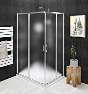 Gelco Gelco, paravan de duș SIGMA SIMPLY dreptunghiular 1000x900 mm, varianta L/P, intrare colț, sticlă cărămidă, GS2410GS2490