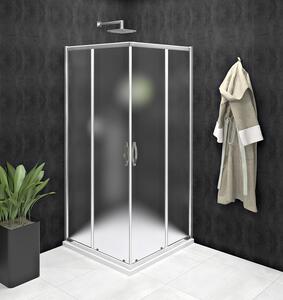 Gelco Gelco, paravan de duș pătrat SIGMA SIMPLY 900x900 mm, intrare colț, sticlă cărămidă, GS2490GS2490
