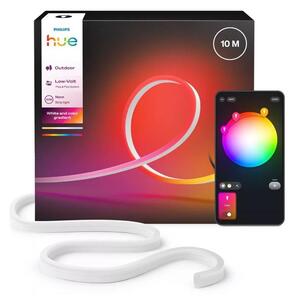 Philips Hue NEON bandă LED RGBW dimabilă pentru exterior, 10 m, 30 W, 230 V, 2200-6500 K, IP67