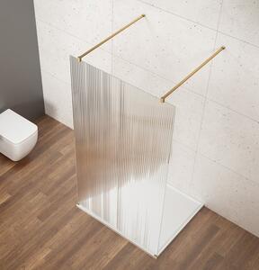 Gelco Gelco, paravan de duș dintr-o singură bucată VARIO GOLD MATT pentru spațiu, sticlă nordică, 700 mm, GX1570-09
