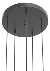 Open Design OR85518 - Lustra LED suspendată pe cablu BOLICINA, 5xLED/5W/230V, auriu/negru