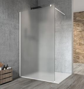 Gelco Sapho, paravan de duș dintr-o singură bucată VARIO WHITE pentru instalare pe perete, sticlă mată, 700 mm, GX1470GX1015