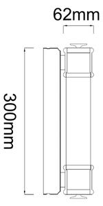 Open Design OR85242 - Lumină LED pentru oglindă OMI, 7W, 230V, 30 cm, IP44, crom lucios