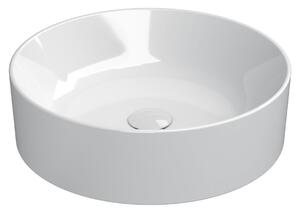 GSI KUBE X, chiuveta blat ceramica 45 cm, alb ExtraGlaze, 942711