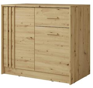 Comoda CANADA CY1, stejar artisan, PAL laminat, 102x42x94 cm