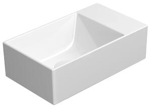 GSI GSI, chiuveta ceramica KUBE X 40x23 cm, alb ExtraGlaze, 9484011