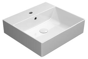 GSI GSI, chiuveta ceramica KUBE X 50x47 cm, alb ExtraGlaze, 9430111