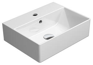 GSI GSI, chiuveta ceramica KUBE X 45x35 cm, alb ExtraGlaze, 9485111