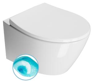 GSI GSI, vas de toaletă de perete MODO, Swirlflush, 37x52 cm, ExtraGlaze alb, 981611
