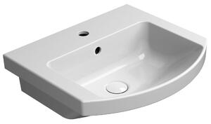 GSI GSI, chiuveta rotunda din ceramica NORM 51x45 cm, alb ExtraGlaze, 8646111