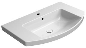 GSI GSI, chiuveta rotunda din ceramica NORM 80x50 cm, alb ExtraGlaze, 8644111