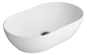GSI GSI, chiuveta de blat ceramica PURA 60x37 cm, alb ExtraGlaze, 883411