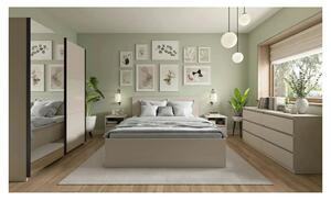 Set dormitor TETRIX, casmir, pat 160x200, dulap cu 2 usi, 2 noptiere s