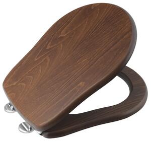 Kerasan Kerasan, scaun WC RETRO, nuc/crom, 109040