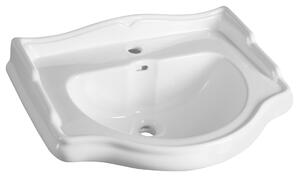 Kerasan Kerasan, chiuveta ceramica RETRO 69x52cm, alb, 104601