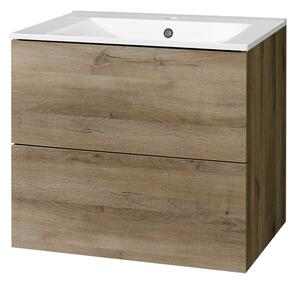 Mereo Mereo, Aira, dulap baie cu chiuveta ceramica 61 cm, MER-CN740