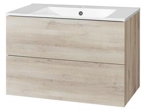 Mereo Mereo, Aira, dulap baie cu chiuveta ceramica 81 cm, MER-CN721