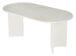 Masa SABLIN, alb, PAL laminat, 180x90x75 cm