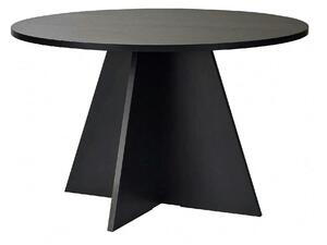 Masa VIRELLA, negru, PAL, 120x120x75 cm