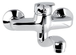 Mereo Mereo, Baterie pentru chiuvetă, Sonata, cu braț plat curbat 200 mm, crom, MER-CB301N