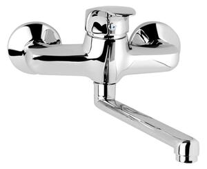 Mereo Mereo, Baterie chiuvetă, Sonata, cu braț plat drept 300 mm, crom, MER-CB30206N