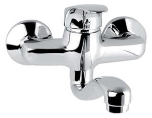 Mereo Mereo, Baterie pentru chiuvetă, Sonata, cu braț plat curbat 200 mm, crom, MER-CB301AN