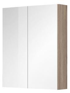 Mereo Mereo, Galerie baie 60 cm, dulap oglindă, 2x uși, MER-CN716GD