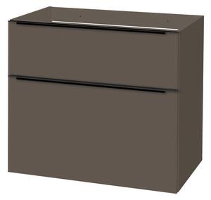 Mereo Mereo, Mailo, dulap baie 81 cm, mâner negru, MER-CN561SB