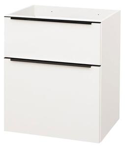 Mereo Mereo, Mailo, dulap baie 61 cm, alb, stejar, antracit, MER-CN510SB