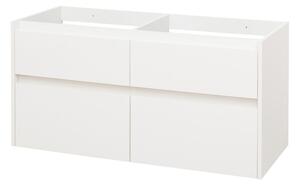 Mereo Mereo, Opto, dulap baie 121 cm, alb, stejar, alb/stejar, negru, MER-CN913S