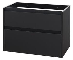 Mereo Mereo, Opto, dulap baie 81 cm, alb, stejar, alb/stejar, negru, MER-CN941S