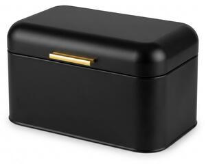Cutie de pâine metalică cu capac rabatabil, 20 x 31 x 16,5 cm