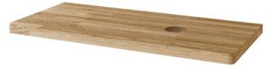 Mereo Mereo, Siena, blat dulap baie, stejar masiv, L/R, asimetric, cu decupaj, MER-CN482DA
