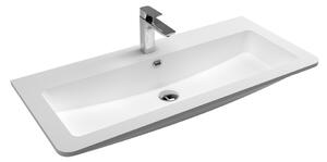 Mereo Mereo, Lavoar pentru mobila, 101x46,5x16 cm, marmura turnata, alb, MER-UCM10147