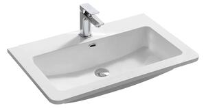 Mereo Mereo, Lavoar pentru mobila, 81x46,5x16 cm, marmura turnata, alb, MER-UCM8147
