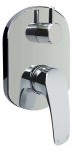 Mereo Mereo, Baterie de duș ascunsă cu comutator, Eve, Mbox, capac rotund, MER-CBV60106B