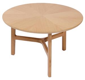 MAZZONI EXPORT BELLUNO Frasin Natural - MĂSUȚĂ DE CAFEA DIN LEMN Ø65 cm ROTUNDĂ MODERN CLASSIC