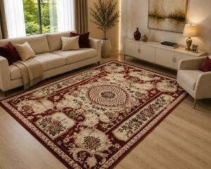 Covor Clasic, Lotos 531, Grena, Diverse Dimensiuni, 1800 gr mp