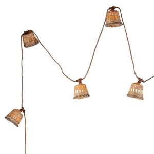 Luminițe exterioare moderne cu șir 8m cu LED 10 lumini - Aurora