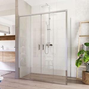 Mereo Mereo, Cabina de dus, Lima, dreptunghi, inaltime 190 cm, crom ALU, sticla transparenta, MER-CK88413K