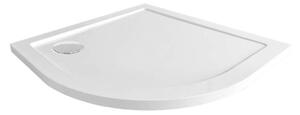 Mereo Mereo, Cadă de duș pătrată, R550, 90x90x4 cm, SMC, alb, inclusiv sifon, MER-CV01NS