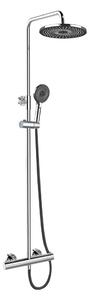 Mereo Mereo, Baterie termostatica de dus cu cap de dus rotund, MER-CB60104TSF