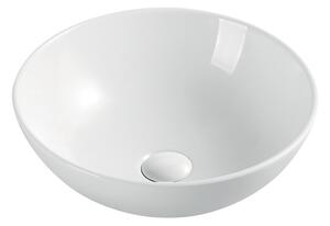 Mereo Mereo, Chiuveta blat fara preaplin, 400x400x145 mm, rotunda, ceramica - se trimite pe palet, MER-UC404015C