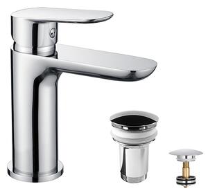 Mereo Mereo, Baterie lavoar, Viana, cu clic-clac CH03VS, crom, MER-CBE10104C