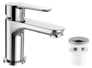 Mereo Mereo, Baterie lavoar, Zuna, cu clic - clac CH03P, crom, MER-CB10104ZC