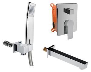 Mereo Mereo, Set de baie cu robinet ascuns cu două căi, MER-CB650VD1