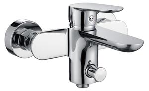 Mereo Mereo, Baterie de baie de perete, Viana, fără accesorii, 150 mm, crom, MER-CBE90103